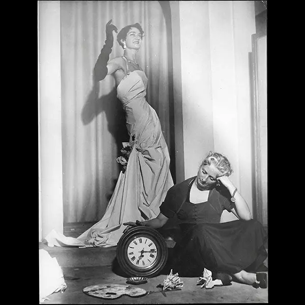 Callot Soeurs- Robe Du Soir Drapée Par Madame Le Boucher En 90 Secondes (Circa 1940S) 1