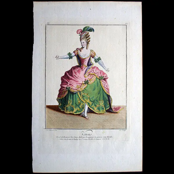 Gallerie Des Modes Et Costumes Français, 1778-1787, Gravure N° Aa 150, Venus (Circa 1779) 1