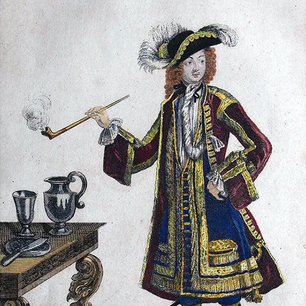Trouvain - Jean Bart, Portrait En Mode (1694) 2