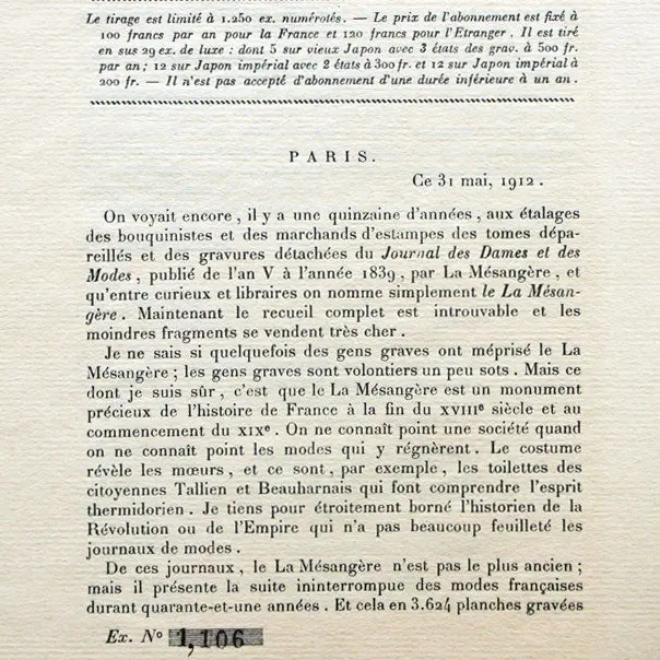 Le Journal Des Dames Et Des Modes, Costumes Parisiens, N1, 1912 2
