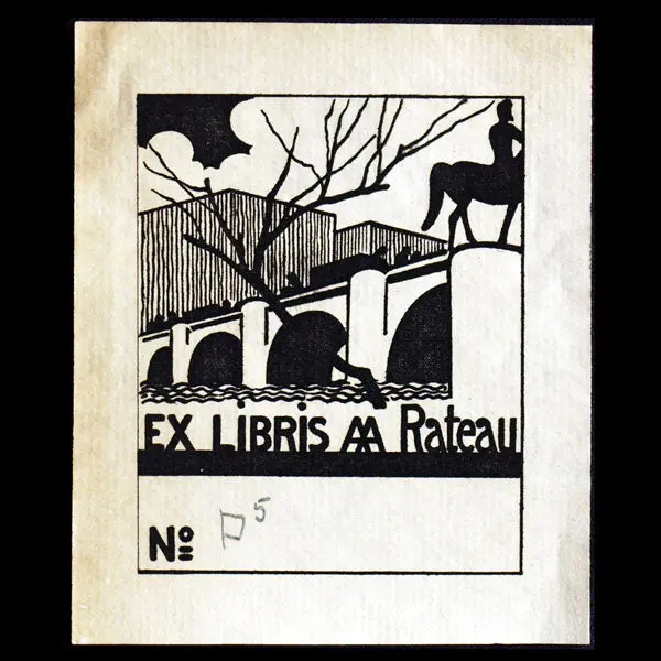Ex-Libris De Armand Albert Rateau 1