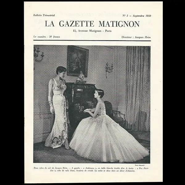 Heim - Gazette Matignon, N°3 (1950, Septembre), Couverture De Maywald 1