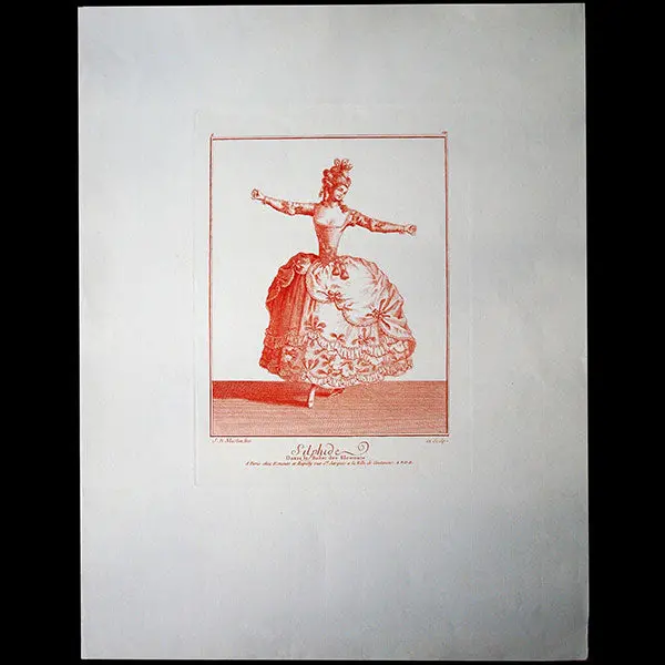Gallerie Des Modes Et Costumes Français, 1778-1787, Gravure N° Z 141, Silphide (1779), Copie Postérieure Du Xxème Siècle 1