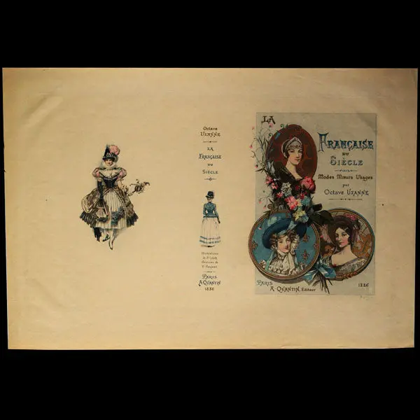 Uzanne - La Française Du Siècle, Tiré À Part De La Couverture (1886) 1