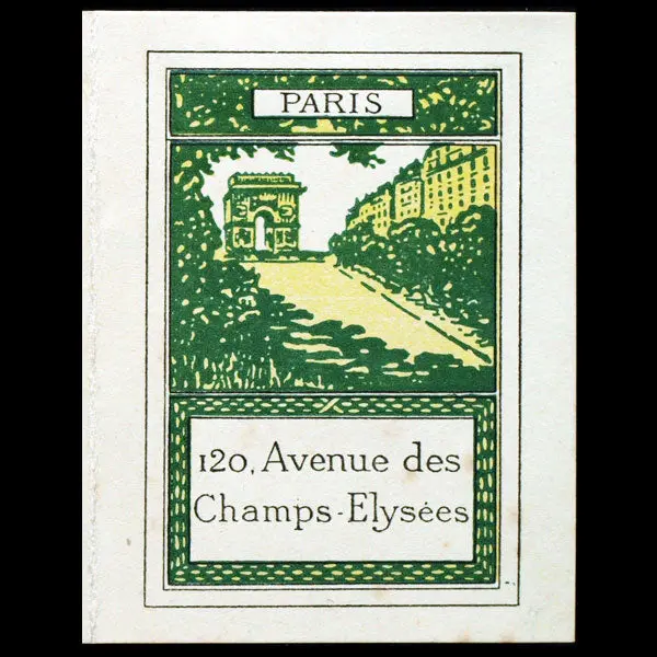 Carte D'invitation De La Maison Philippe Et Gaston (Circa 1920) 1