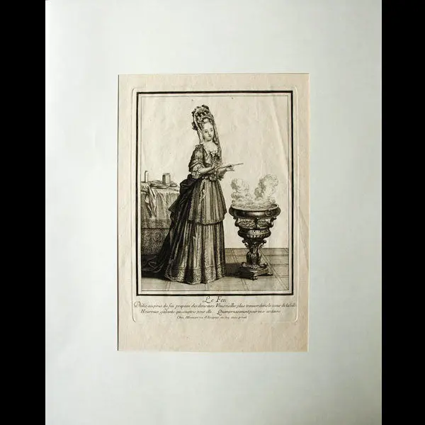 Le Feu, Allégorie Des Éléments, Gravure De Bonnart (Circa 1685-1690) 1