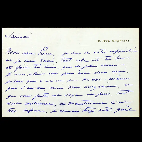 Doucet - Carte Autographe De Jacques Doucet Adressée À Un Ami Collectionneur (Circa 1912) 1