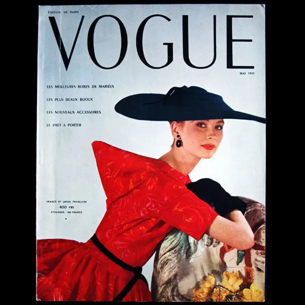 Vogue France (1Er Mai 1953), Couverture D'henry Clarke 1