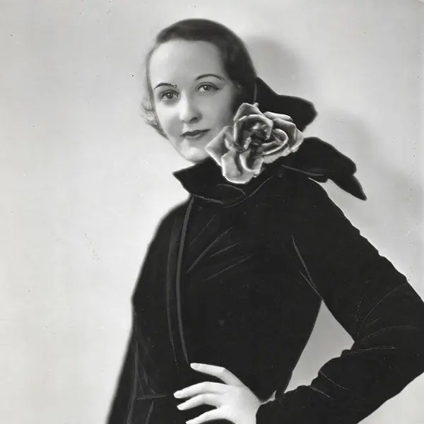 Jean Patou - Manteau De Velours, Tirage D'époque De Luigi Diaz (1930) 2
