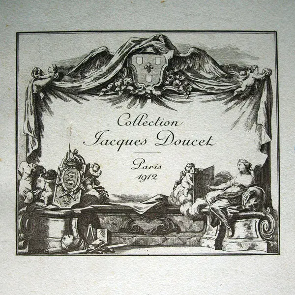 Doucet - Catalogue De La Vente De La Collection De Jacques Doucet (1912) 1