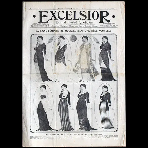 Paquin - Excelsior, 22 Janvier 1912 - La Rue De La Paix 1