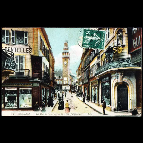 A Ste Marie, Anciennement Maison Grampayre, H. Desboutin À Moulins, Passementerie, Dentelles, Soieries, Nouveautés (1910) 1