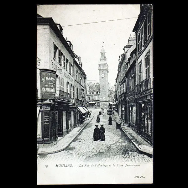 A Ste Marie, Maison Grampayre, À Moulins, Passementerie, Dentelles, Soieries, Nouveautés (Circa 1910) 1