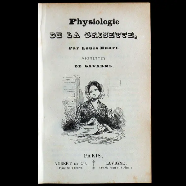 Physiologie De La Grisette Par Louis Huart, Vignettes De Gavarni (1840) 2