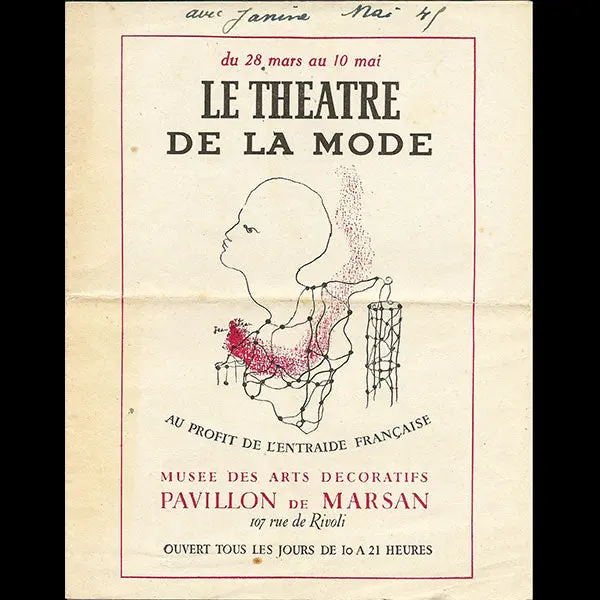Le Théâtre De La Mode - Programme De L'exposition De Paris, 2Nde Édition (1945) 1