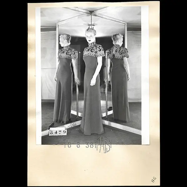 Vionnet - Robe Du Soir Et Cape Brodée (1938) 1