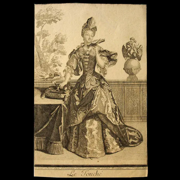 Trouvain - Le Touché, Allégorie En Mode (1690) 1