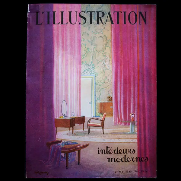 L’Illustration, 27 Mai 1933 : Intérieurs Modernes (Suzanne Talbot, Jean-Charles Worth, Etc.) 1