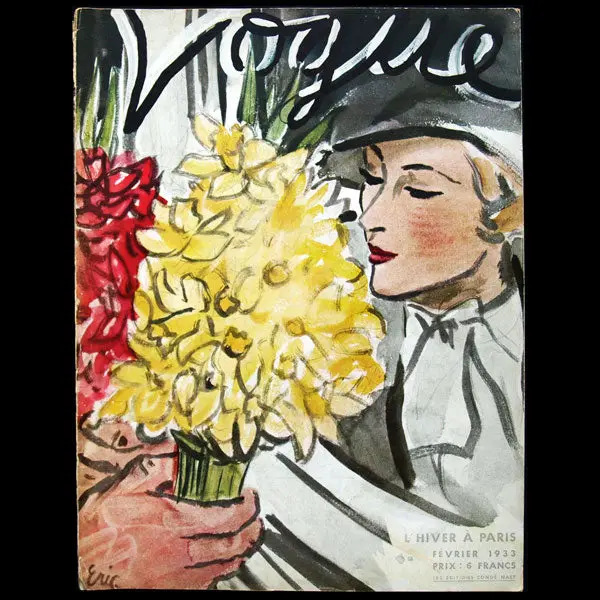 Vogue France (1Er Février 1933), Couverture D'eric 1
