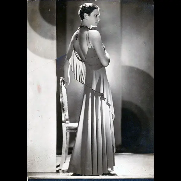 Maggy Rouff - Robe Du Soir Pampres Pour 1930 1