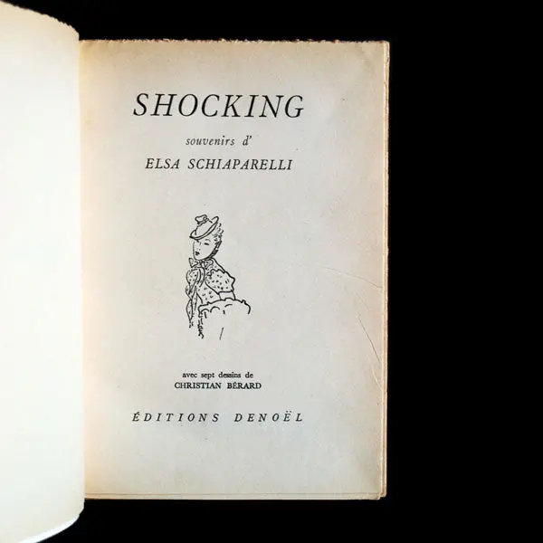 Shocking, Souvenirs D'elsa Schiaparelli, Édition Française (1954) 2