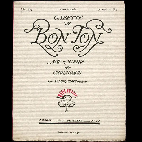 Gazette Du Bon Ton (N°1, 1924) 1