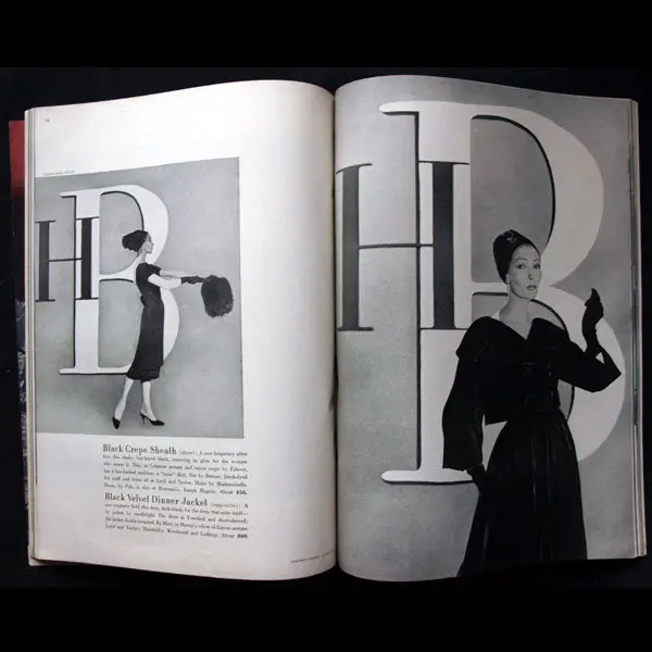 Harper's Bazaar (1957, Aout), Couverture De Louise Dahl-Wolfe 2