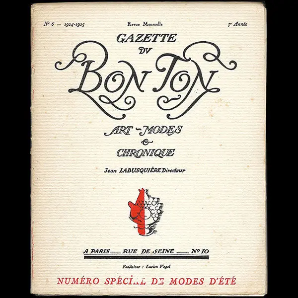Gazette Du Bon Ton (N°6, 1924-25) 1