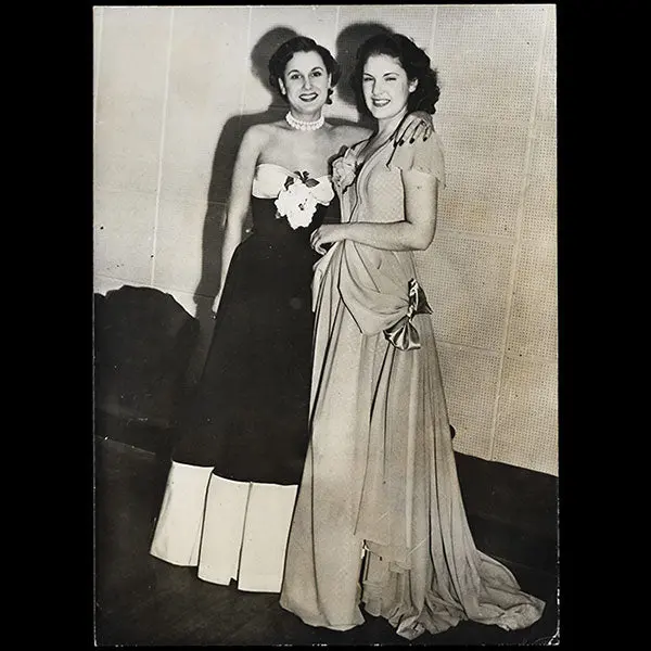 Maggy Rouff - Jacqueline Donny, Miss Paris, Mannequin De La Maison De Couture (1948) 1