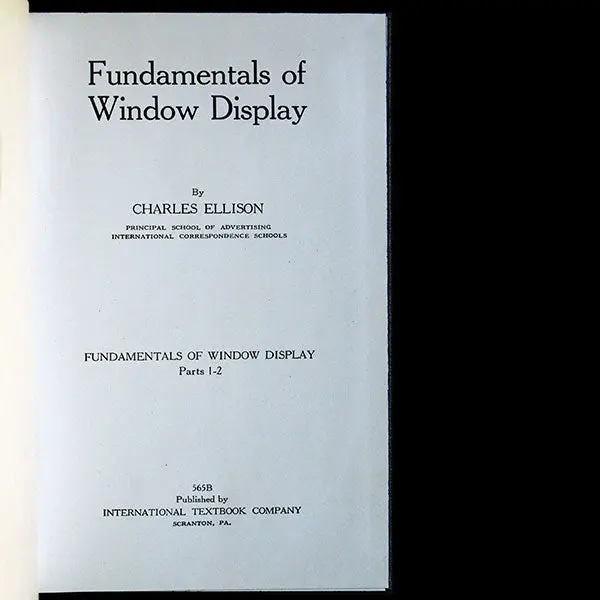 Fundamentals Of Window Display (1937) 2