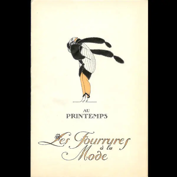 Printemps - Les Fourrures À La Mode, Au Printemps, Illustrations De Victor Lhuer (Circa 1915) 1
