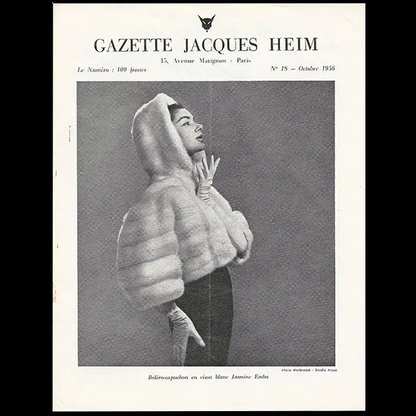 Heim - Gazette Jacques Heim, N°18 (1956, Octobre), Couverture De Werbroock 1