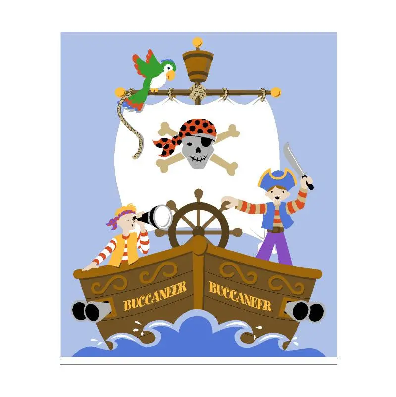 The Buccaneer Wall Mural 1