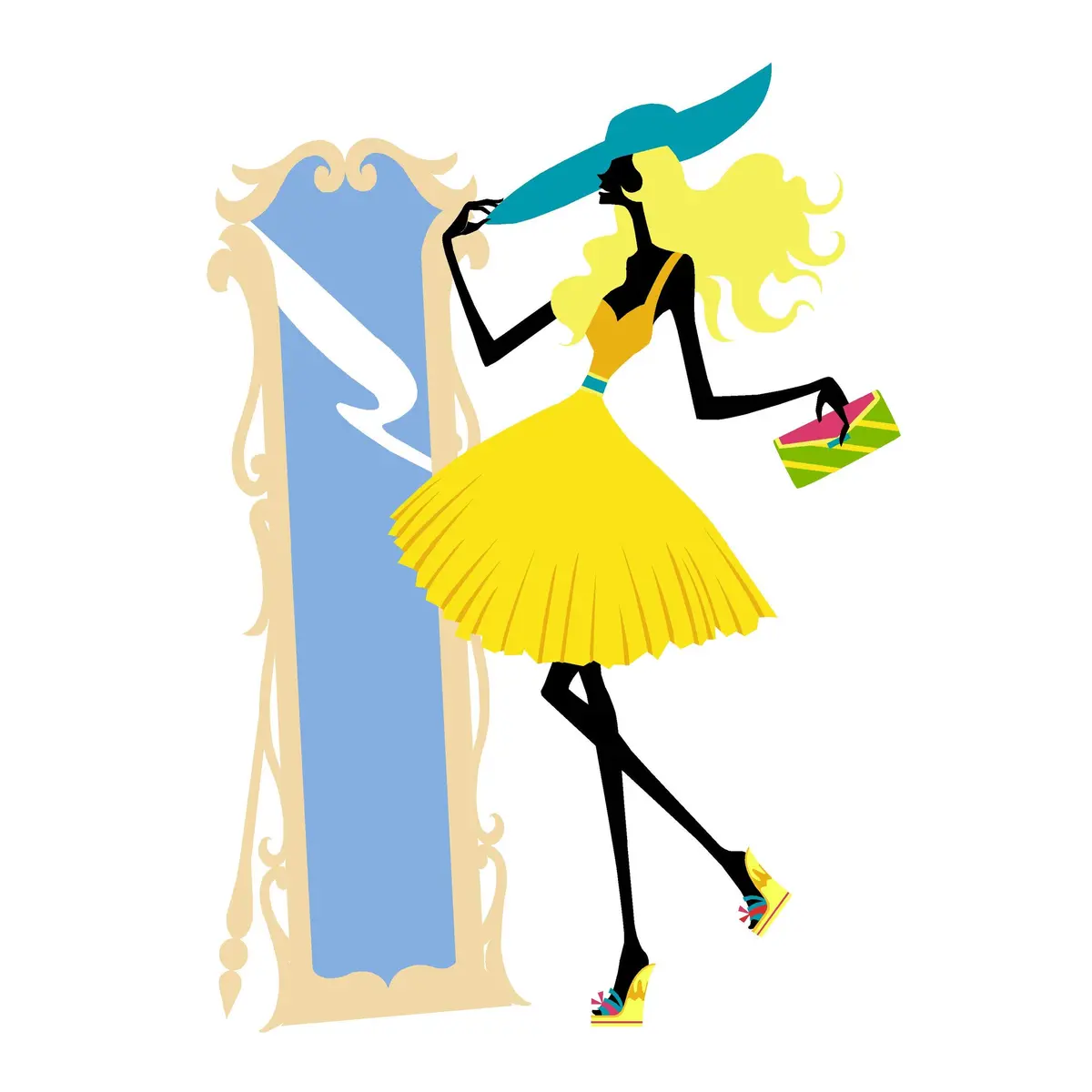 Classy In Couture Paint-By-Number Wall Mural 1