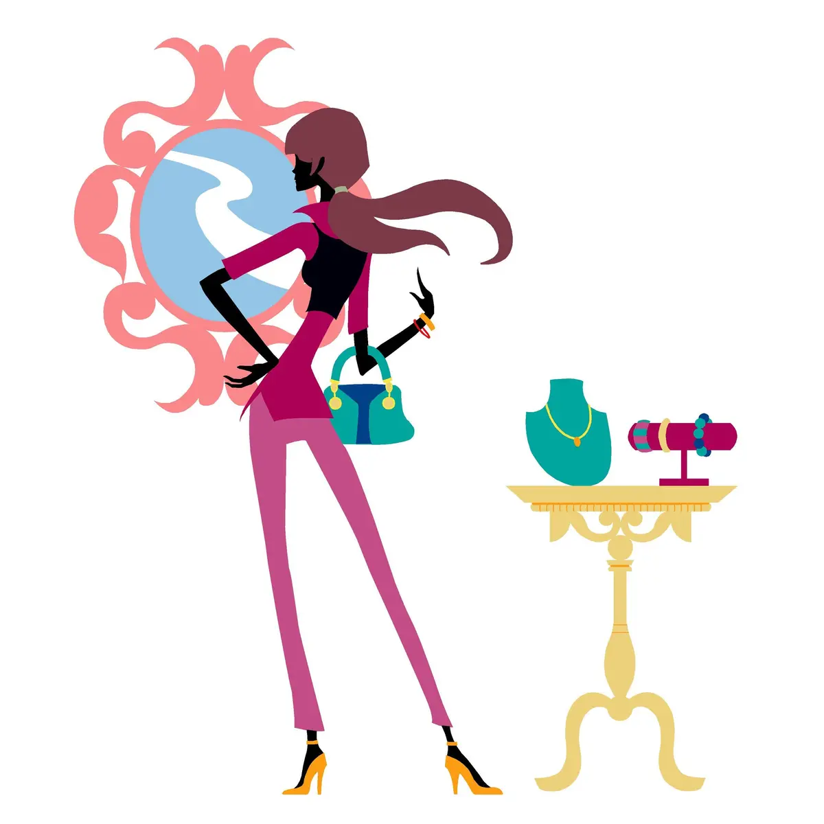 Fashionably Fierce Paint-By-Number Wall Mural 1
