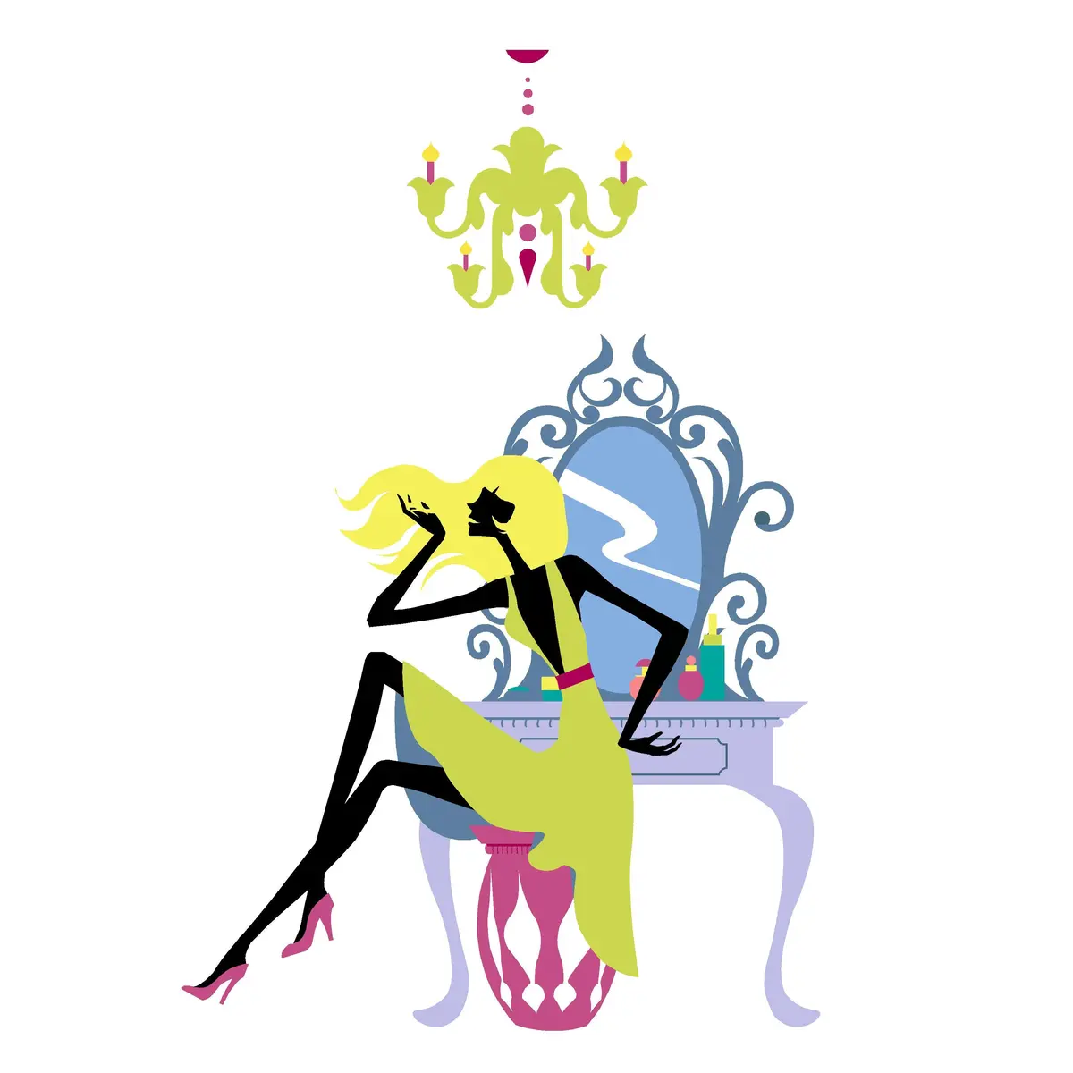 The Fashionista Wall Mural 1