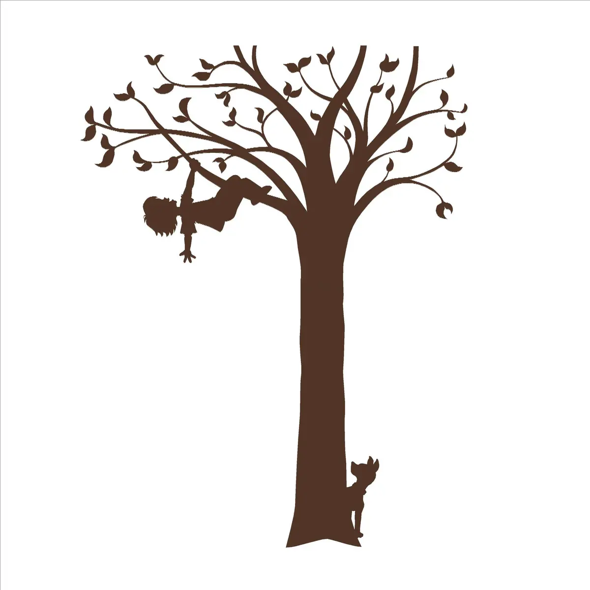 Silhouette Fun For Boys Wall Mural 1