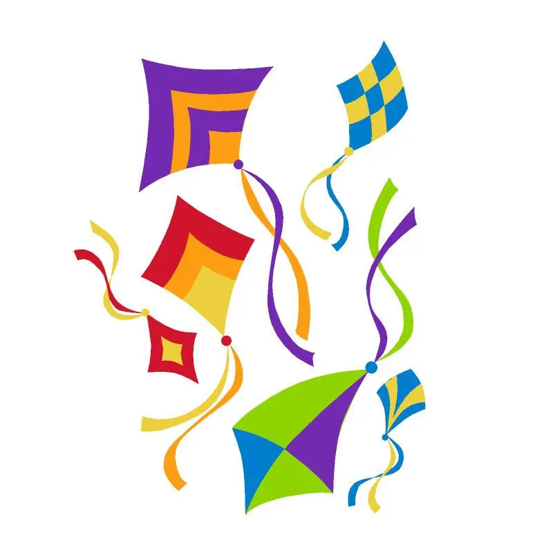Kites At New Heights Paint-By-Number Wall Mural 1