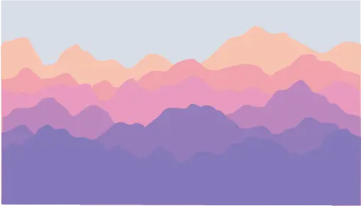 Majestic Mountains Paint-By-Number Mural 2