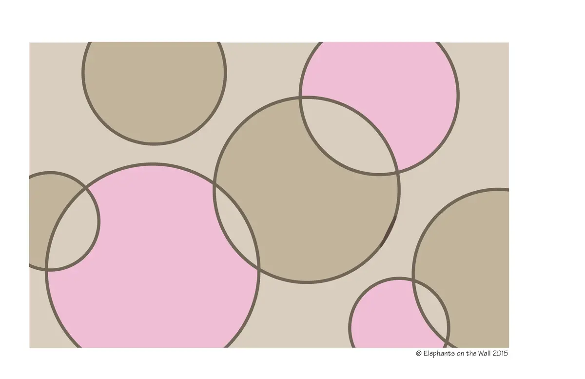 Mega Circles Paint-By-Number Wall Mural 2