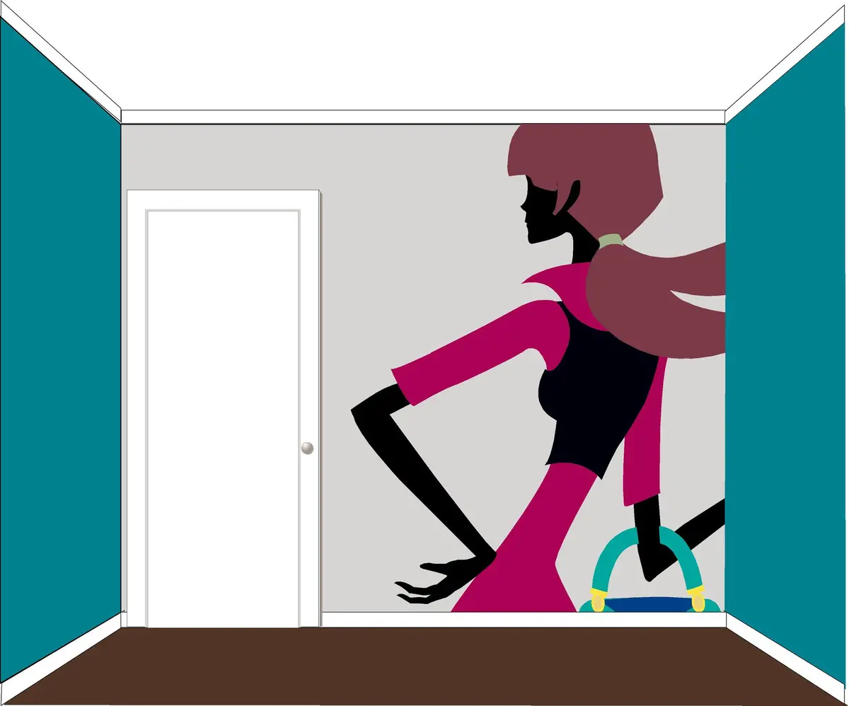 Natalia - Mega Fashion Paint-By-Number Wall Mural 2