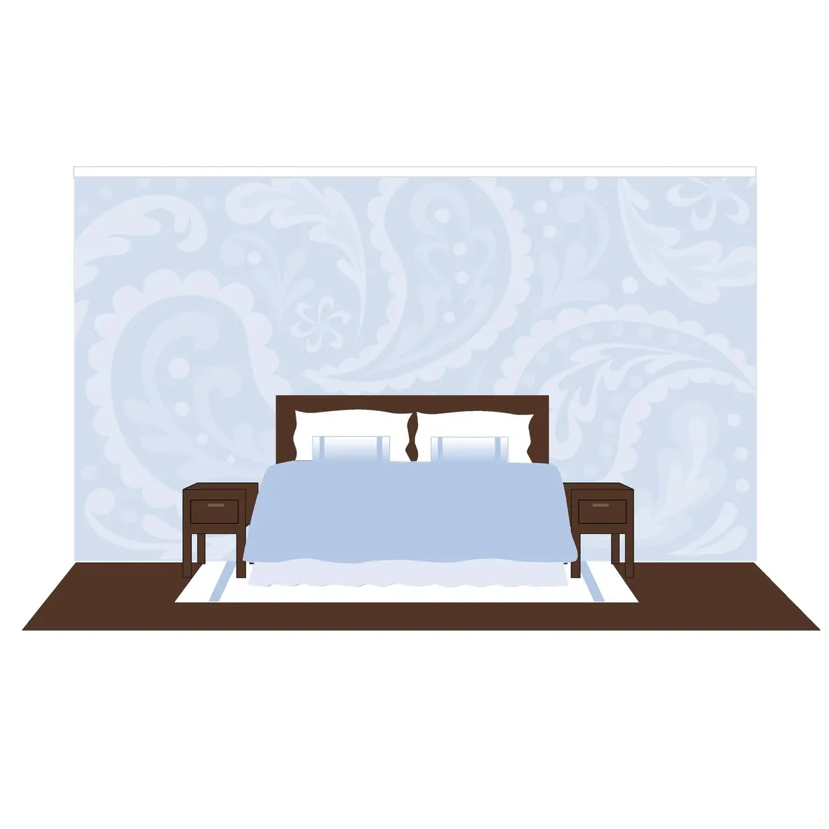 Paisley Paint-By-Number Wall Mural 2
