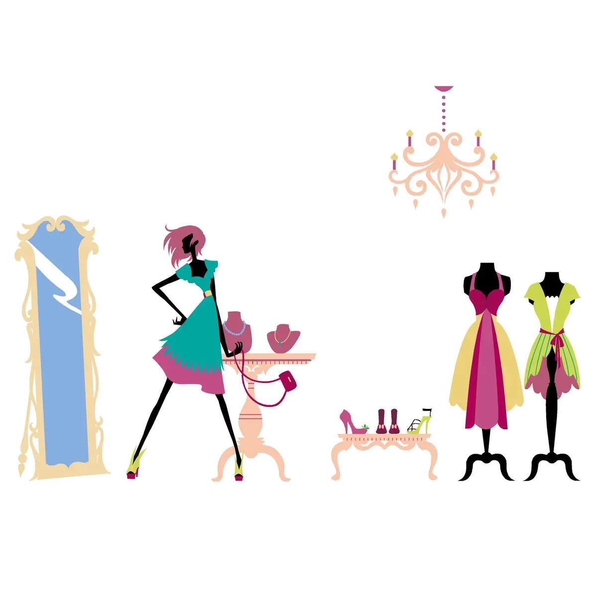 Runway Ready Wall Mural 1