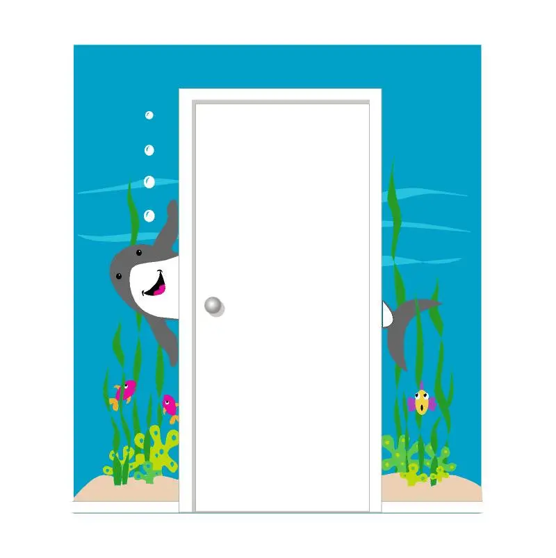 Shark Doorhugger Wall Mural 1