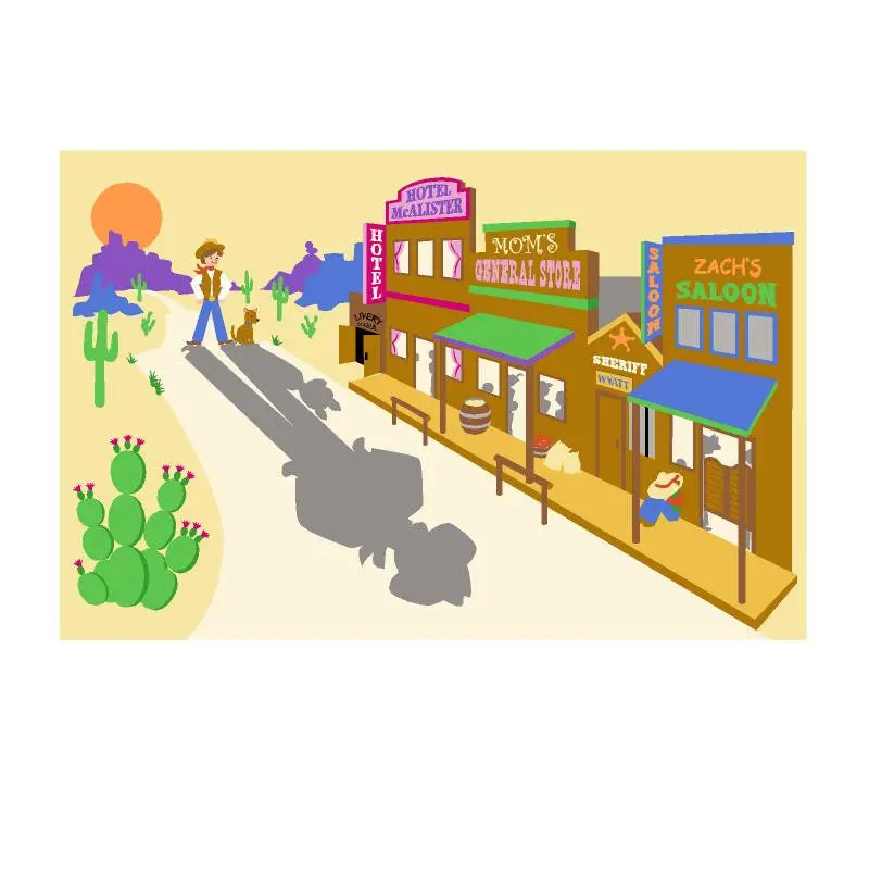 Walking Tall Wall Mural 1