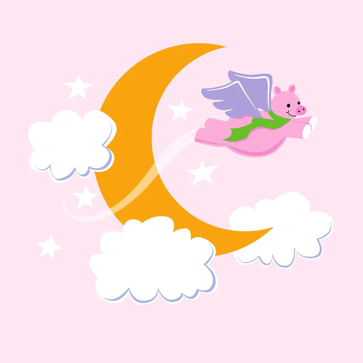 When Pigs Fly - One Wall Mural 1