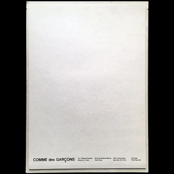 Comme Des Garçons, Janvier 2000, Illustrations De Filip Pagowski 1