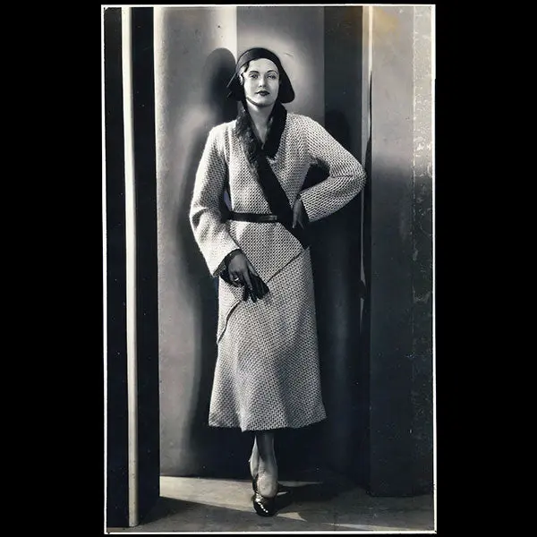 Vionnet - Manteau De Tweed Pour 1930 1