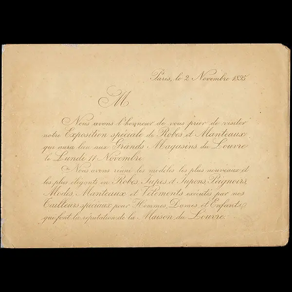 Grands Magasins Du Louvre - Catalogue (1895) 1