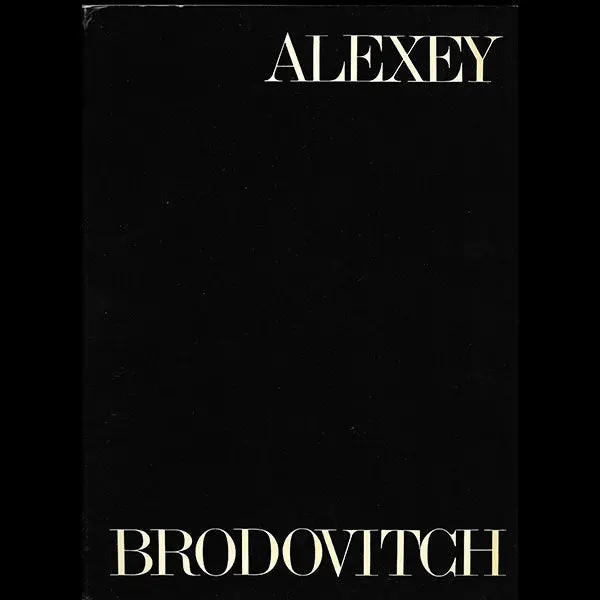 Brodovitch - Catalogue De L'exposition Au Grand Palais (1982) 1